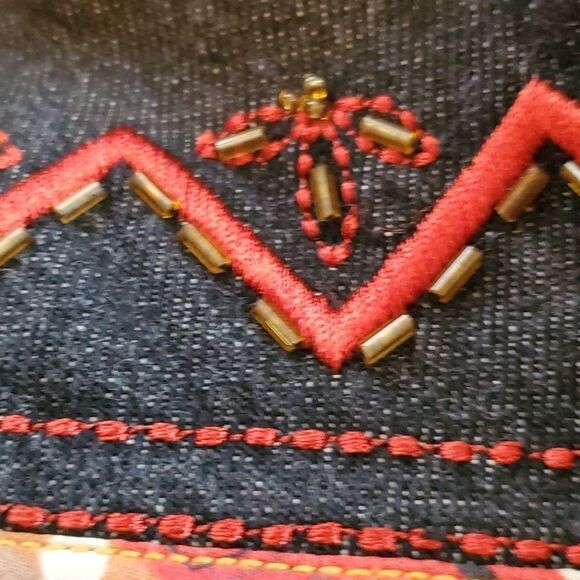 50% off SALE-KOOS OF Course denim zip up jacket size M - Picture 5 of 7